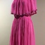 Tiered, Pink Chiffon Evening Dress / by Hartnell of Melbourne, 1960s