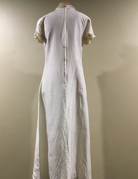 Raw Silk Evening Dress
