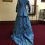 Blue Silk Jacket & Skirt, circa 1868-72
