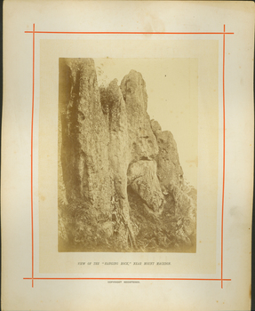 View of the Hanging Rock, near Mount Macedon / [by] Nicholas Caire, circa 1876