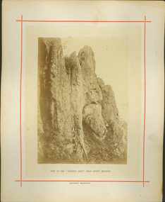 View of the Hanging Rock, near Mount Macedon / [by] Nicholas Caire, circa 1876