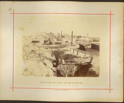 View of Victoria Hill, Bendigo, taken from Old Chum Hill / [by] Nicholas Caire, circa 1876