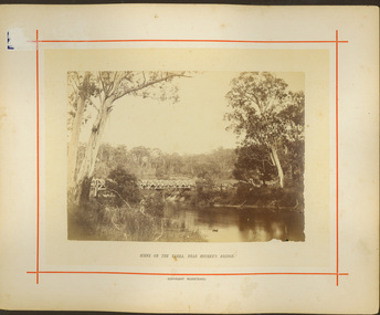 Scene on the Yarra, near Rourke's Bridge / [by] Nicholas Caire, circa 1876