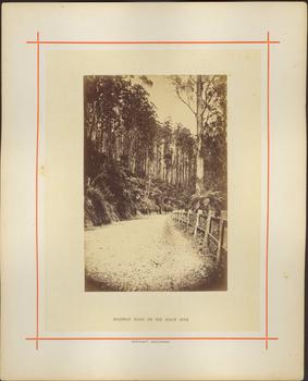 Roadway Scene on the Black Spur / [by] Nicholas Caire, circa 1876