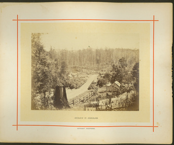 Entrance to Fernshawe / [by] Nicholas Caire, circa 1876