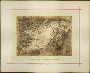 Waterfall Scene on the Coliban River, near Elphinstone / [by] Nicholas Caire, circa 1876