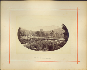 Scene Near the Buffalo Mountains / [by] Nicholas Caire, circa 1876