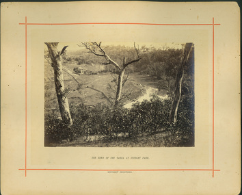 The Bend of the Yarra at Studley Park / [by] Nicholas Caire, circa 1876