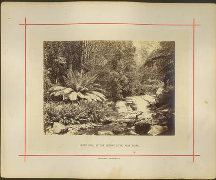 Jebb's Pool, on the Erskine River, Near Lorne / [by] Nicholas Caire, circa 1876