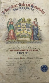 Independent Order of Rechabites: Salford Unity, Victoria District No.82, Tent No.260. 