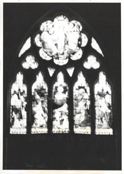 Rose window, Holy Trinity Church, Kew, circa 1960