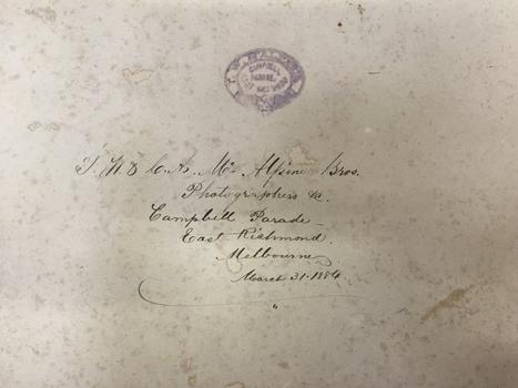 Opening Ceremony Victoria Street Bridge: Laying of memorial stone by John Adam Esq. Mayor of Richmond, March 31 1884