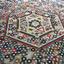 Silk Patchwork Quilt, Hexagon style, 1850-75