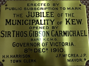 The Jubilee of the Municipality of Kew