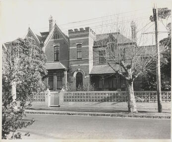 House, cnr Fellows & Princess Streets, circa 1965