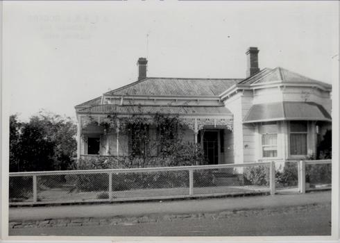 The Home of Josiah Barnes, Gladstone Street, circa 1960