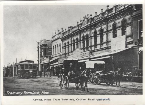 Tramway Terminus, Kew, circa 1913