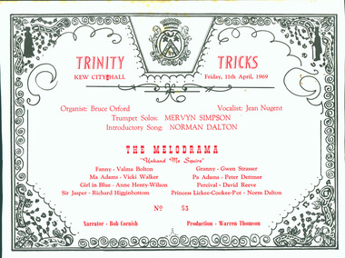 Trinity Tricks, 11th April, 1969