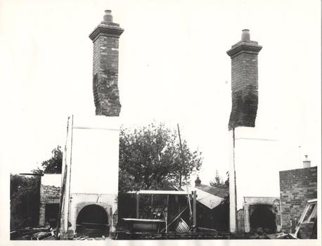 Partially Demolished Building, Kew