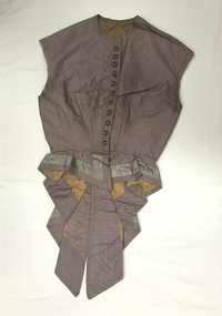 Grey Silk Taffeta Bodice, 1880s