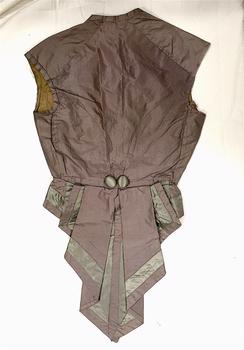 Grey Silk Taffeta Bodice, 1880s