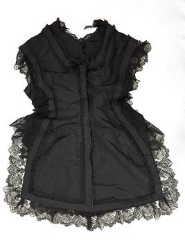 Black Silk & Lace Bodice, 1880s