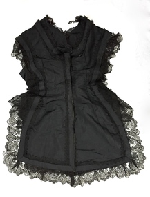 Black Silk & Lace Bodice, 1880s
