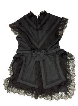 Black Silk & Lace Bodice, 1880s
