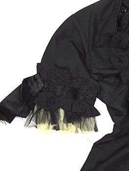 Black Silk & Lace Bodice, 1880s