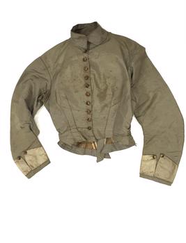 Brown Silk Bodice, 1880s