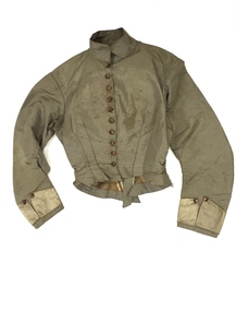 Brown Silk Bodice, 1880s