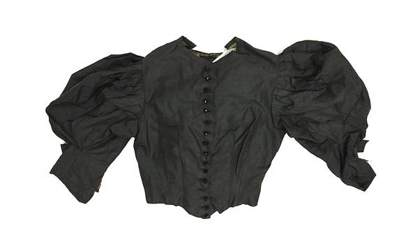 Black Silk Bodice, 1890s