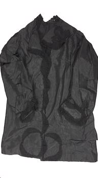 Black Silk & Lace Evening Jacket, 1860s