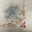 Embroidered Damask Tablecloth embroidered with the Greenlaw Crest