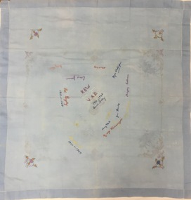 VAD Souvenir Signature Cloth, circa 1948