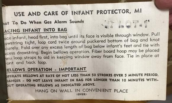 MI, Pliofilm & Metal Infant Protector, 1941-45