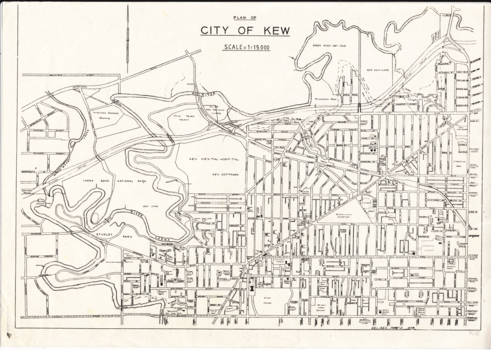 Plan of City of Kew, revised 1979