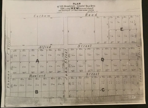 Plan of 68 beautifully situated villa sites: St Helliers Kew