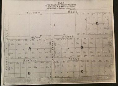 Plan of 68 beautifully situated villa sites: St Helliers Kew