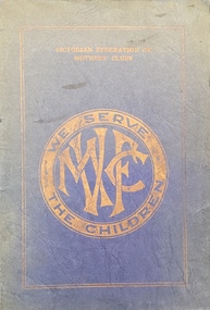 Certificate, Victorian Federation of Mothers Clubs, 1943-44, 1944