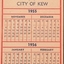 Calendar Bookmark : A useful reminder of the annual Free Chest X-Ray Service