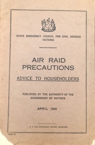 Air Raid Precautions: Advice to Householders
