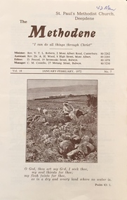 The Methodene Vol.18 No.7., 1972
