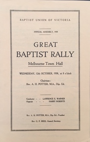 Great Baptist Rally