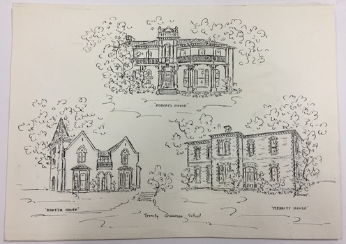 Merritt House, Roberts House and Roxeth House, Trinity Grammar School