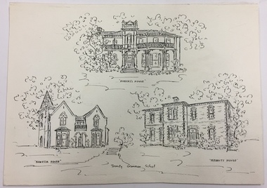 Merritt House, Roberts House and Roxeth House, Trinity Grammar School