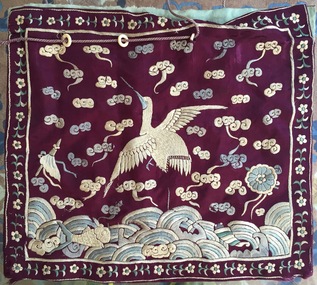 Embroidered Silk Evening Bag