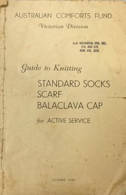 Guide to Knitting Standard Socks Scarf Balaclava Cap for Active Service