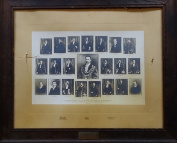 Print, Cr Henry Weedon MLA, & Suburban Mayors, 1907