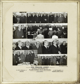 Kew Municipal Library: Opening of Extentions by The Hon. L.W. Balvin M.L.A. Chief Secretary 19.8.1954